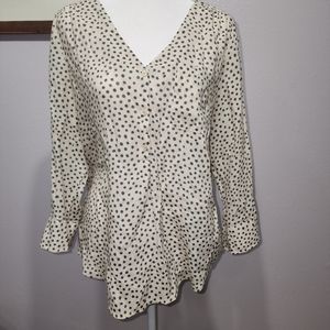 Neutral Pattern Blouse